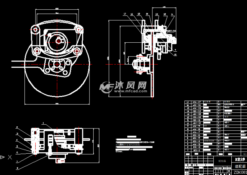 现代朗动盘式制动器设计