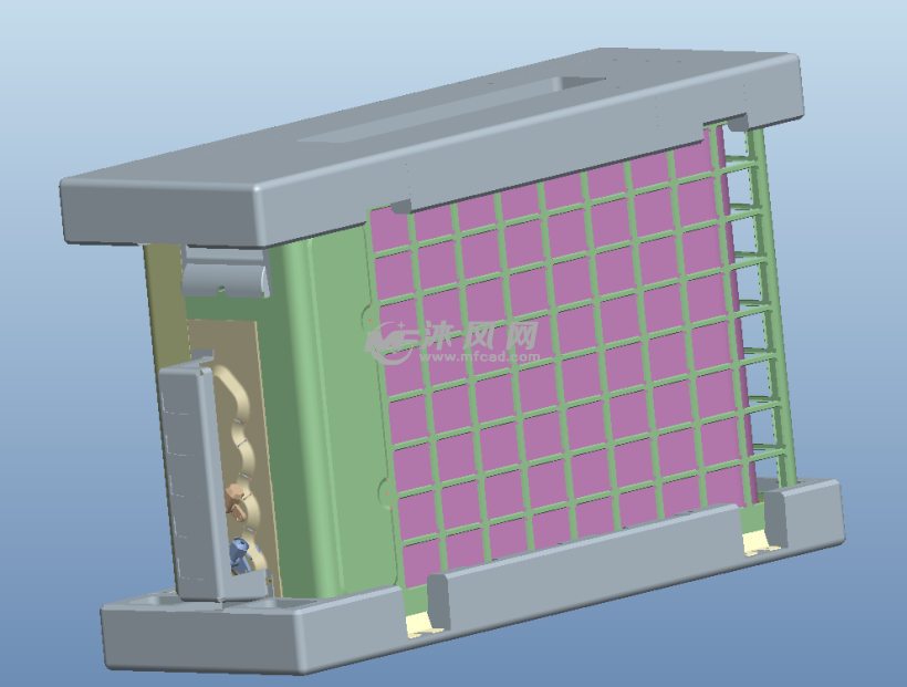 分体空调室外机模型
