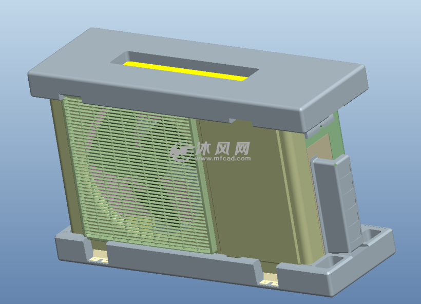 分体空调室外机模型