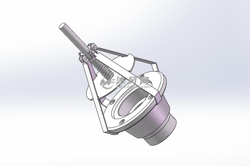 机械夹爪设计sw模型图