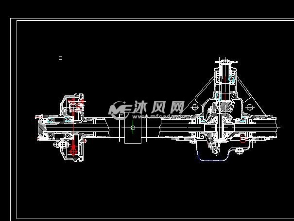 重卡后桥总成装置图