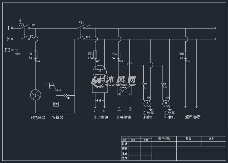 全自动n95口罩设备电气图