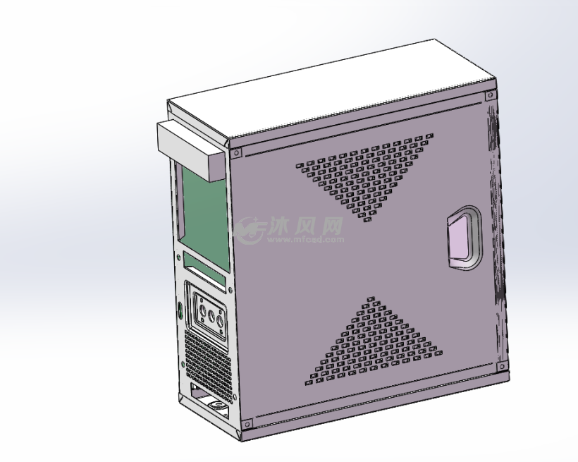 电脑机箱钣金设计图