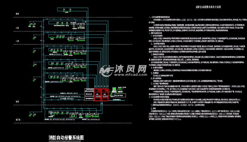 某体育馆弱电智能化cad图纸