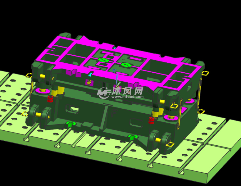 华晨宝马汽车支梁加强件钣金冲压模具