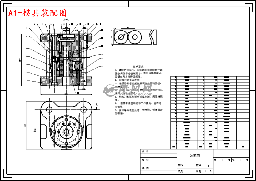 轴承盖冲压模具设计