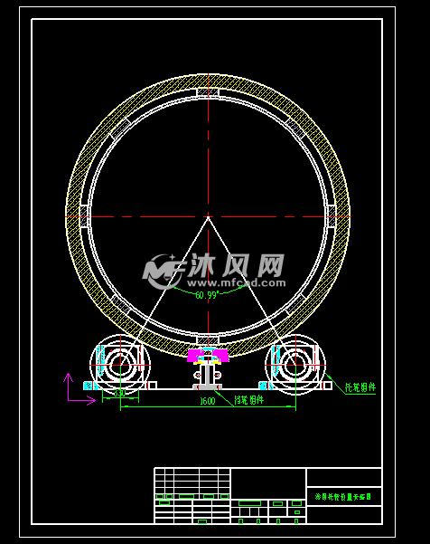 活性炭生产用转炉设计图纸caxa2018