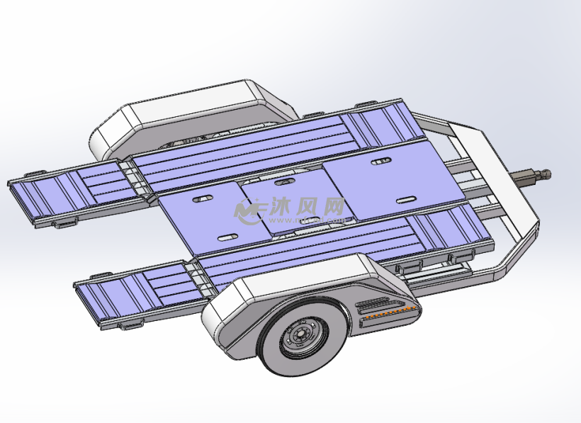 拖车结构模型