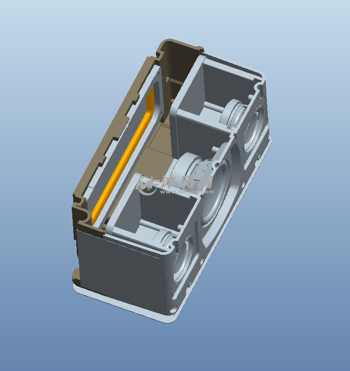 音响结构模型图三维