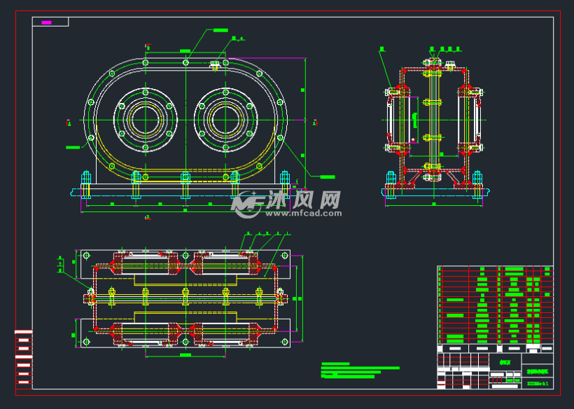 2zkx1854直线振动筛 - 工程机械/建筑机械图纸 - 沐风