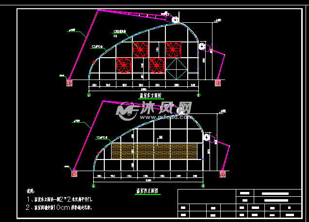 10米跨无后墙日光温室