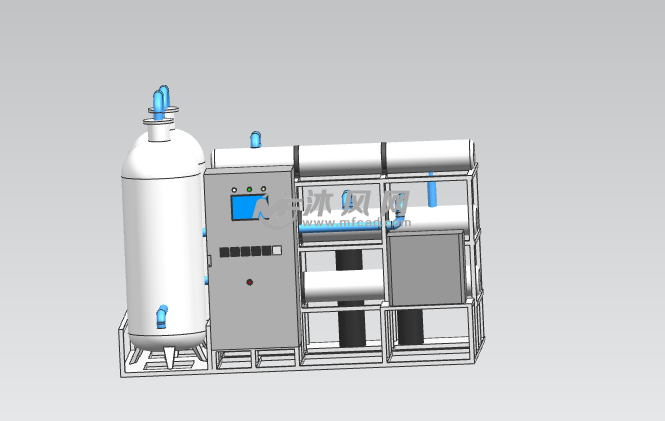 工厂纯水机模型