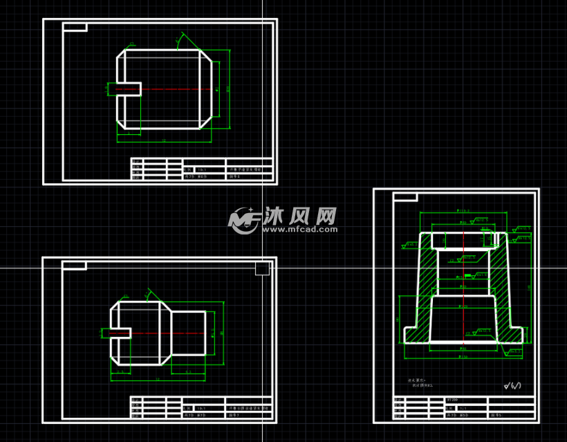 千斤顶设计cad图纸