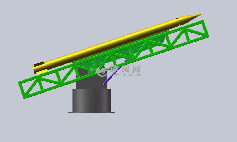 导弹发射架模型图