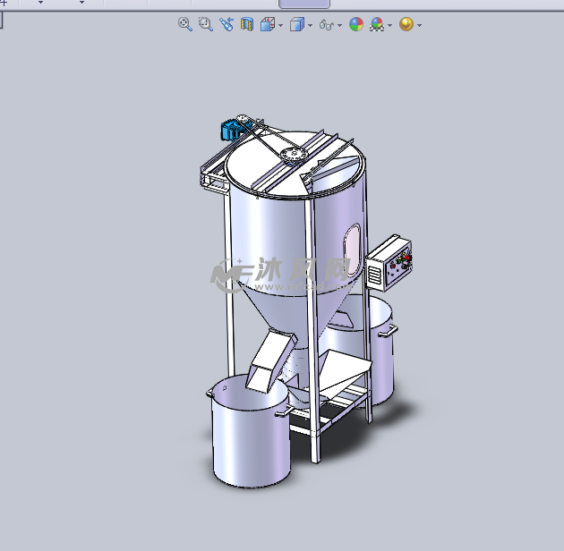 立式粉体混合机设计模型