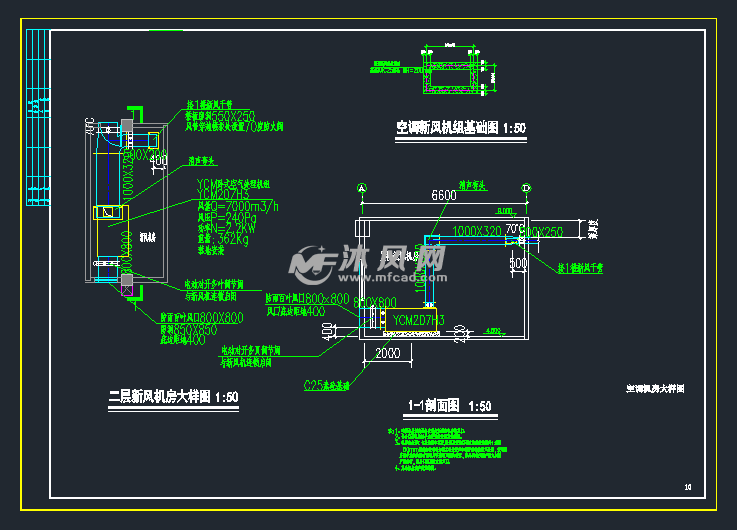 空调机房大样图