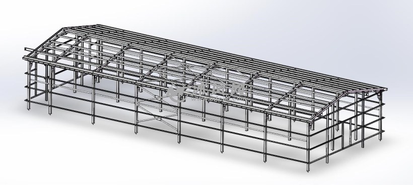 钢结构大棚模型设计