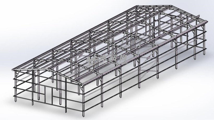 钢结构大棚模型设计