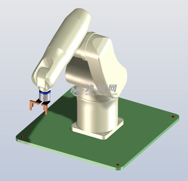 5公斤六轴机械手臂 - 机器人模型图纸 - 沐风网