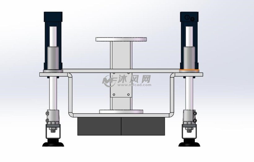 真空吸盘,海绵吸盘组合夹具 - 零部件模型图纸 - 沐风