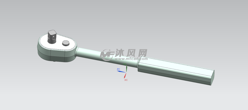 棘轮扳手设计图 - 手动工具图纸 - 沐风网