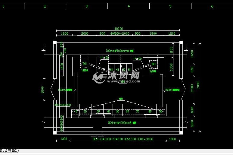 配电房平面布置图