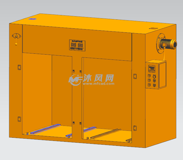热风循环烘箱三维渲染