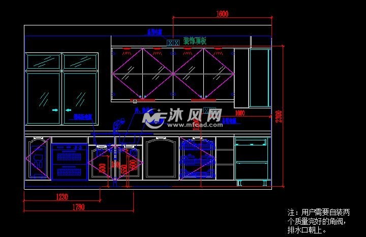 厨房装修结构详图