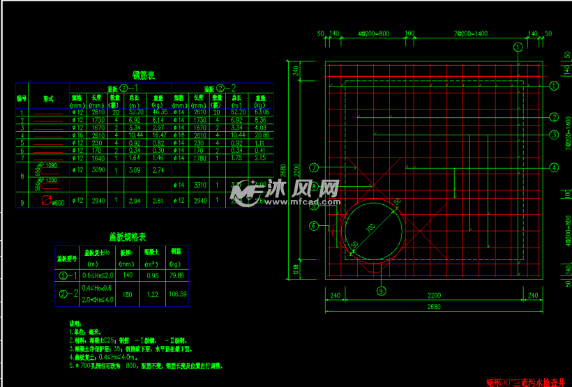 标准污水井设计图