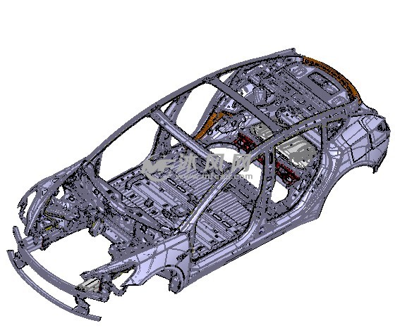 特斯拉model3车身结构