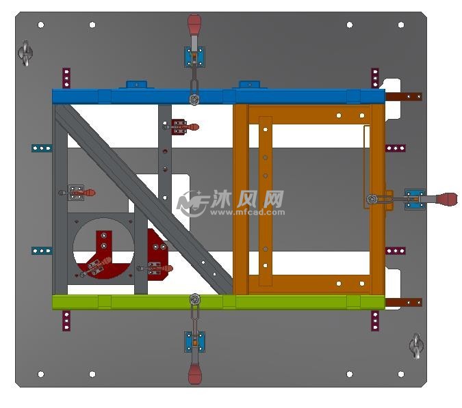 三层架六道焊接工装