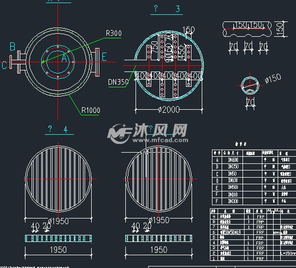 70t/h氨吹脱塔 - 环保图纸 - 沐风网