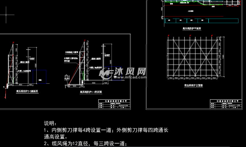 高压线防护方案