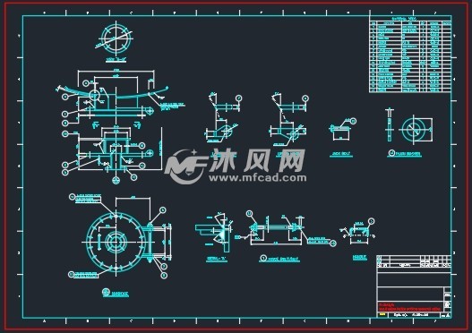 活性炭过滤器整套水处理图纸