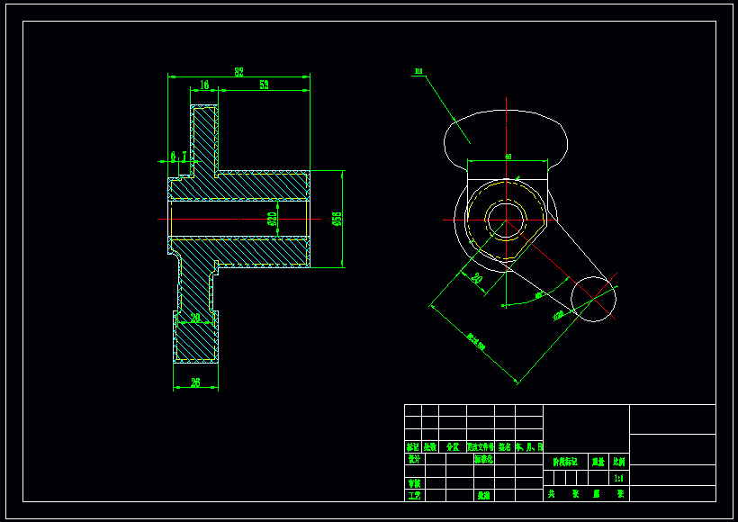 挂轮架零件工艺规程及钻m5螺纹孔夹具设计