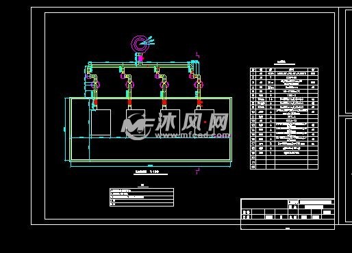 大气锅炉房除尘系统 平面图