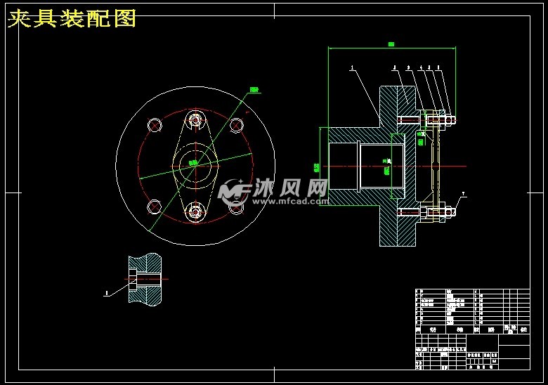 车床拨叉831008工艺车50孔夹具设计