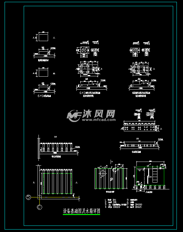 经典换热站图 暖通图纸 沐风网