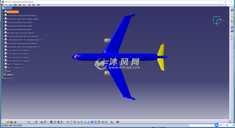 仿波音787客机 - 航空航天图纸 - 沐风网