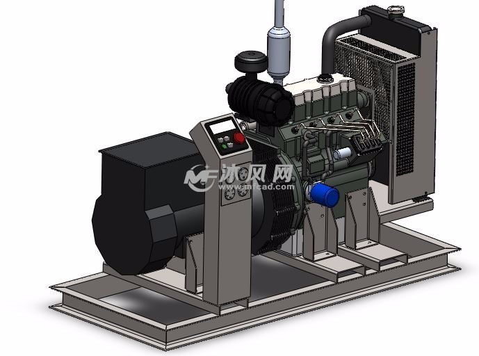 30kw发电机设备模型