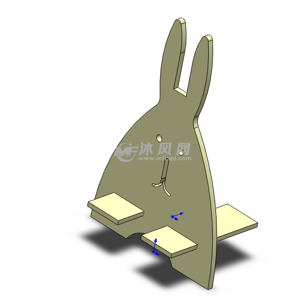 卡通手机支架 - 通讯工具图纸 - 沐风网