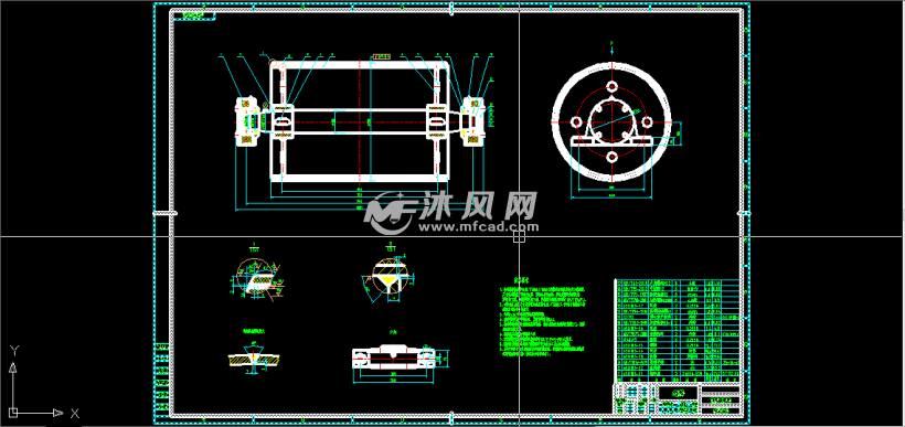 改向滚筒组