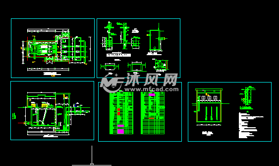 格栅提升泵房 设计图
