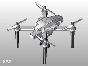 四旋翼无人机模型图设计