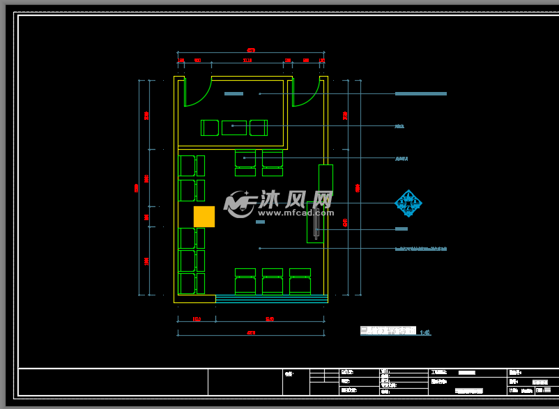 现代化专业眼科医院装饰工程图