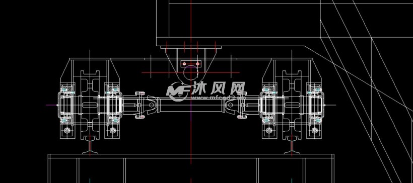 四轨qe200t-双梁桥式起重机方案图