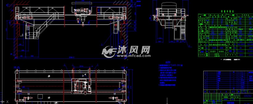 qd20ta6双梁桥式起重机图纸