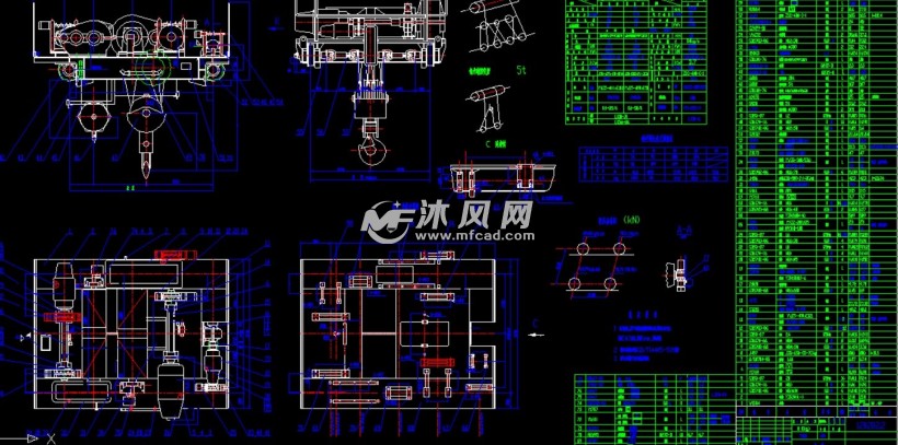 qd20ta6双梁桥式起重机图纸