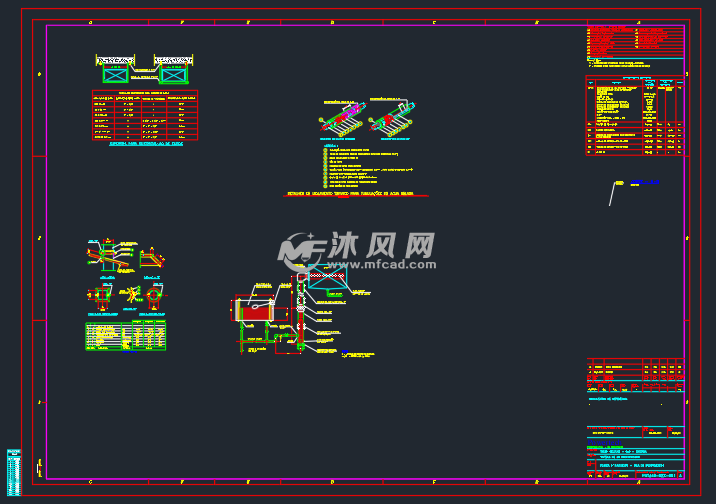汽车发动机管道详细信息cad - 管道图纸 - 沐风网