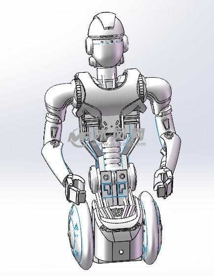 智能机器人设计模型设计 - 机器人模型图纸 - 沐风网
